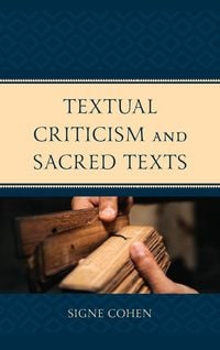 Produktbild: Textual Criticism and Sacred Texts