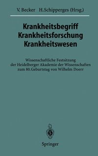 Produktbild: Krankheitsbegriff Krankheitsforschung Krankheitswesen