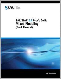 Produktbild: SAS/Stat 9.2 User's Guide: Mixed Modeling (Book Excerpt)