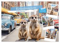 Produktbild: Erdm&auml;nnchen in New York City (Wandkalender 2026 DIN A2 quer), CALVENDO Monatskalender