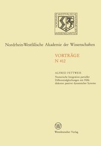 Produktbild: Numerische Integration partieller Differentialgleichungen mit Hilfe diskreter passiver dynamischer Systeme