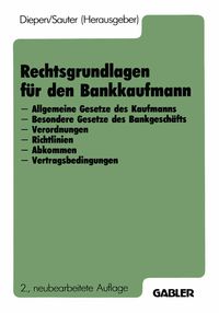 Produktbild: Rechtsgrundlagen f&uuml;r den Bankkaufmann