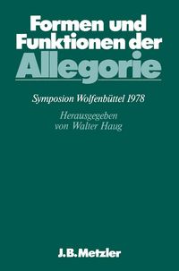 Produktbild: Formen und Funktionen der Allegorie