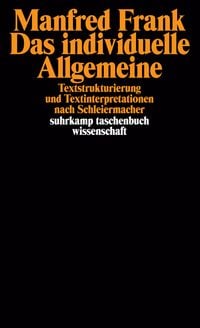 Produktbild: Das individuelle Allgemeine