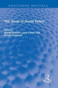 Produktbild: The Goals of Social Policy