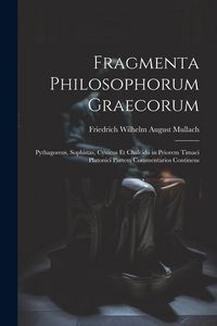 Produktbild: Fragmenta Philosophorum Graecorum