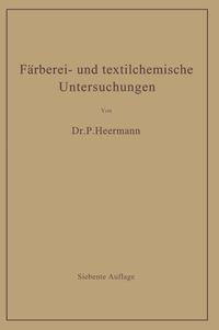 Produktbild: F&auml;rberei- und textilchemische Untersuchungen