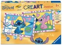 Produktbild: CreArt, Malen nach Zahlen Junior - Disney Stitch & Angel