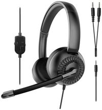Produktbild: SPEEDLINK METIS Stereo Headset, 3,5mm Jack with Y-Adapter, black