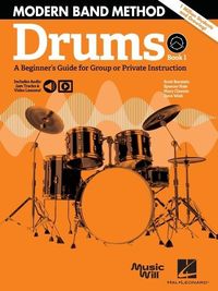 Produktbild: Modern Band Method - Drums, Book 1 a Beginner's Guide for Group or Private Instruction Book/Online Audio