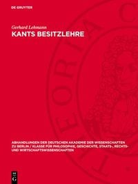 Produktbild: Kants Besitzlehre