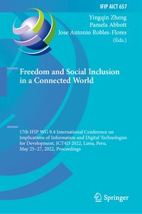 Produktbild: Freedom and Social Inclusion in a Connected World