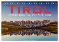 Produktbild: Tirol &ndash; Impressionen aus dem Alpenland (Tischkalender 2026 DIN A5 quer), CALVENDO Monatskalender