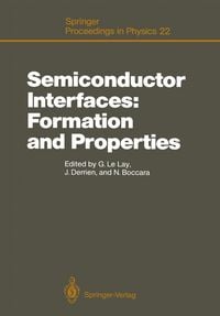Produktbild: Semiconductor Interfaces: Formation and Properties