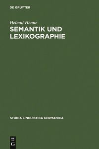 Produktbild: Semantik und Lexikographie