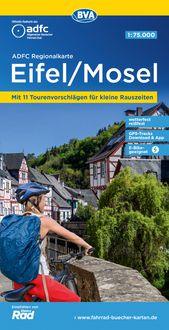 Bild vom Artikel ADFC-Regionalkarte Eifel/ Mosel, 1:75.000, mit Tagestourenvorschlägen, reiß- und wetterfest, E-Bike-geeignet, GPS-Tracks-Download vom Autor 