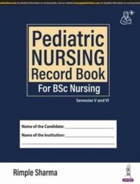 Produktbild: Pediatric Nursing Record Book for BSc Nursing