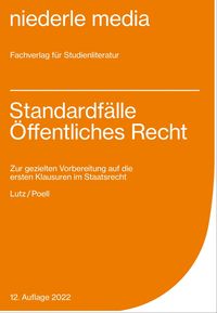 Produktbild: Standardf&auml;lle &Ouml;ffentliches Recht f&uuml;r Anf&auml;nger 2022