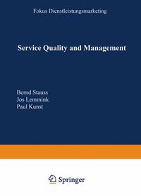 Produktbild: Service Quality and Management