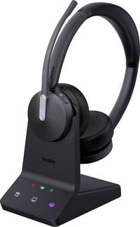 Produktbild: Yealink Headset WH64 Dual Teams On Ear Headset Schwarz
