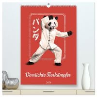 Produktbild: Verr&uuml;ckte Tier K&auml;mpfer (hochwertiger Premium Wandkalender 2026 DIN A2 hoch), Kunstdruck in Hochglanz