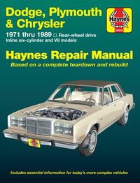Produktbild: Dodge, Plymouth & Chrysler Rear-Wheel Drive 1971-89