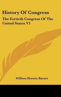 Produktbild: Barnes, W: History Of Congress