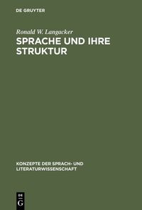 Produktbild: Sprache und ihre Struktur