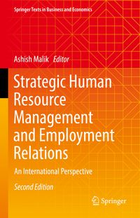 Produktbild: Strategic Human Resource Management and Employment Relations