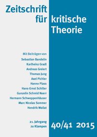 Produktbild: Zeitschrift f&uuml;r kritische Theorie / Zeitschrift f&uuml;r kritische Theorie, Heft 40/41