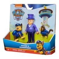 Produktbild: PAW Patrol Hero Pups Actionfiguren-Set mit Chase Hundefigur, Chaos-K&auml;tzchen Figur und B&uuml;rgermeister Besserwisser Figur