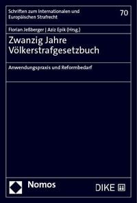 Produktbild: Zwanzig Jahre V&ouml;lkerstrafgesetzbuch