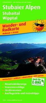 Produktbild: Stubaier Alpen, Stubaital, Wipptal Wander- und Radkarte