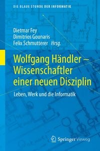Produktbild: Wolfgang H&auml;ndler &ndash; Wissenschaftler einer neuen Disziplin