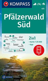 Bild vom Artikel KOMPASS Wanderkarte 473 Pfälzerwald Süd 1:25.000 vom Autor 