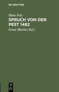 Produktbild: Spruch von der Pest 1482