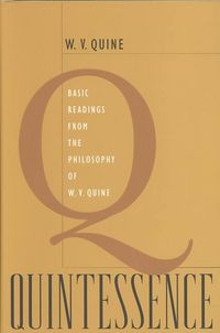 Produktbild: Quintessence: Basic Readings from the Philosophy of W. V. Quine