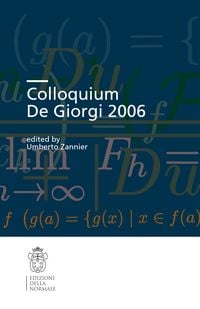 Produktbild: Colloquium De Giorgi 2006
