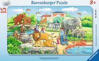 Bild vom Artikel Rahmenpuzzle Ravensburger Ausflug in den Zoo 15 Teile vom Autor 