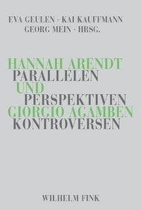 Produktbild: Hannah Arendt und Giorgio Agamben