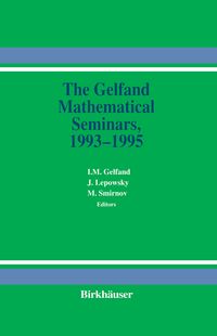Produktbild: The Gelfand Mathematical Seminars, 1993&ndash;1995
