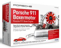 Produktbild: FRANZIS 67224 - Porsche 911 Boxermotor. 200-Teile-Bausatz, transparentes Funktionsmodell, bewegliche Kurbelwelle, Kolben und Ventile, inkl. reich bibldertem Handbuch
