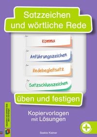 Produktbild: Satzzeichen und w&ouml;rtliche Rede &uuml;ben und festigen