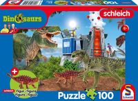 Bild vom Artikel Schmidt 56462 - Schleich, Dinosaurs, Dinosaurier der Urzeit, Kinderpuzzle mit Saichania Figur, 100 Teile vom Autor 