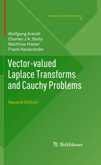 Produktbild: Vector-valued Laplace Transforms and Cauchy Problems