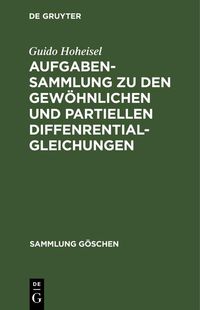 Produktbild: Aufgabensammlung zu den gew&ouml;hnlichen und partiellen Diffenrentialgleichungen