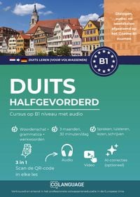 Produktbild: Duits B1 halfgevorderd. Cursus op B1-niveau met audio (Duits leren voor volwassenen )