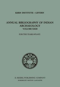 Produktbild: Annual Bibliography of Indian Archaeology