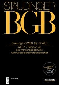 Produktbild: Einleitung zum WEG; &sect;&sect; 1-17 WEG