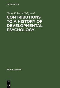 Produktbild: Contributions to a History of Developmental Psychology